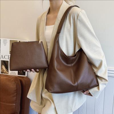 Portable Women's Versatile Fashion Shoulder Bag Casual Large-capacity Commuter Tote Bag