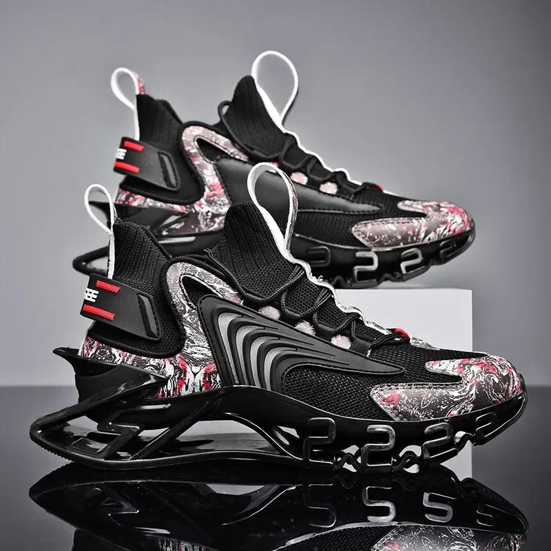 Fashion Men Sneakers Male Mens Casual Shoes Tenis Luxury Trainer Race Breathable Shoes Fashion Loafers Running Shoes for Men