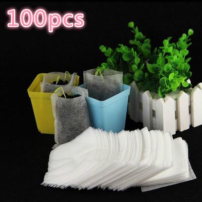 100/200pcs 7* 9cm Garden Environmental Protection Nursery Pots Seedling-Raising Bags