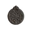 Tibetan Style Brass Lima Ji Pendant Portable Waist Tag Retro Keychain Hanging Twelve Zodiac Ji Gong Copper Plate