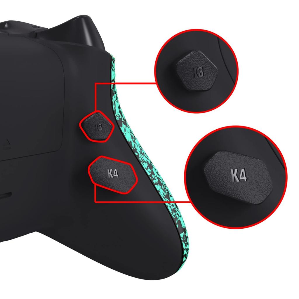 eXtremeRate Programmable Remap Kit for Xbox Series Upgrade Board for Xbox Core Controller with Redesigned Back Side and Rear Buttons Light X/S
