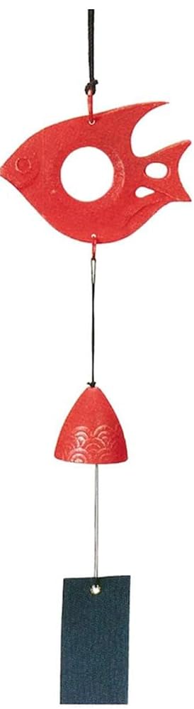 

Iwachu Wind Tropical Fish 14cm x x Nanbu 27116 (Iwachu) Chime, Design, Gold/Red, Dimensions 0.5cm 8.5cm (H), Ironware,