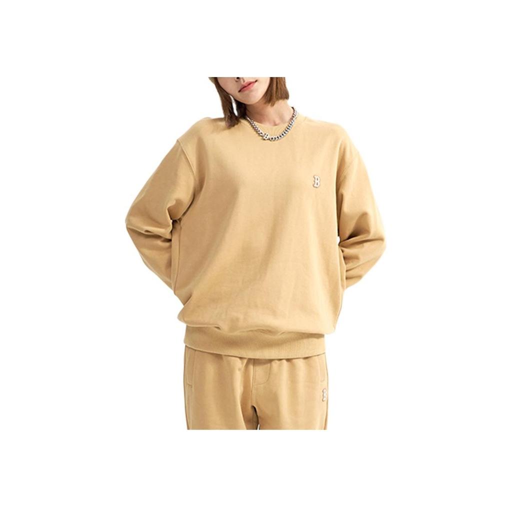 New MLB Fashion Sports Collection Sweatshirts Unisex Beige Yellow 3AMTB0124-43BGS