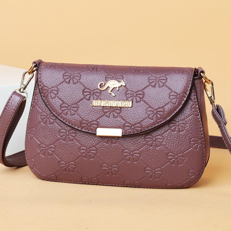 PU Soft Leather Texture New Women's Bag Crossbody Bag Simple Large Capacity Small Square Bag Casual Fashion Shoulder Bag