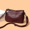 New Women's Crossbody Bag New Small Square Bag Trendy Fashion Casual Simple double-deck Retro One Shoulder Messenger Bag