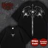 Skull Wings Sword T-Shirt Gothic Death Dark Fantasy Winged Skull Graphic Tee