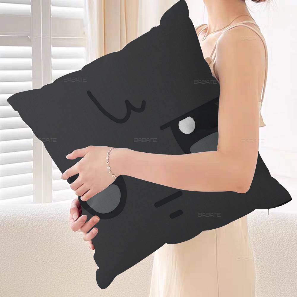 Kpop Group A-Ateez Pillowcase toon Gift Cushion Cover Bedroom Home Sofa Chair Seat Decor pillow case