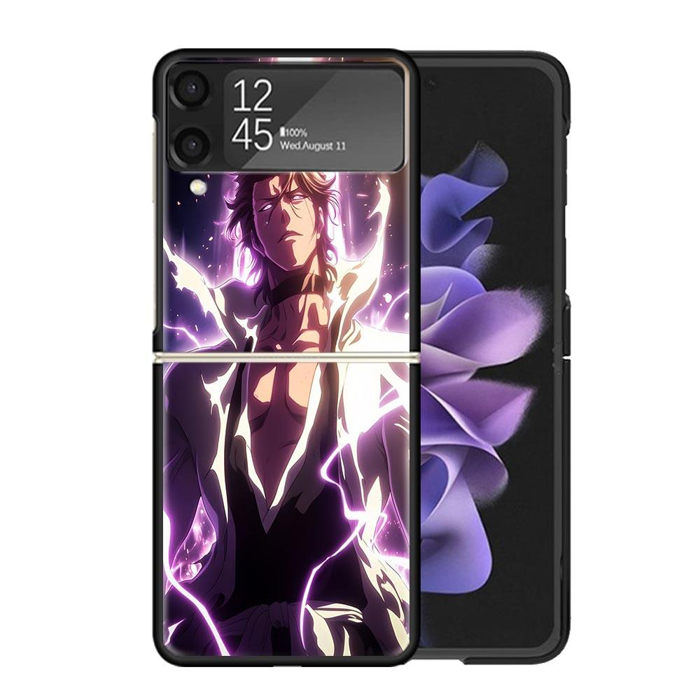 Aizen Sousuke Bleach Cases For Samsung Galaxy Z Flip 4 5 6 7 3 Z Flip7 Flip6 Flip4 Flip5 Flip3 5G Hard Shockproof Fundas Cover G