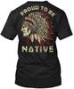 T-shirt 'Proud Native' Gemaakt in de VS Maat S t/m 5XL