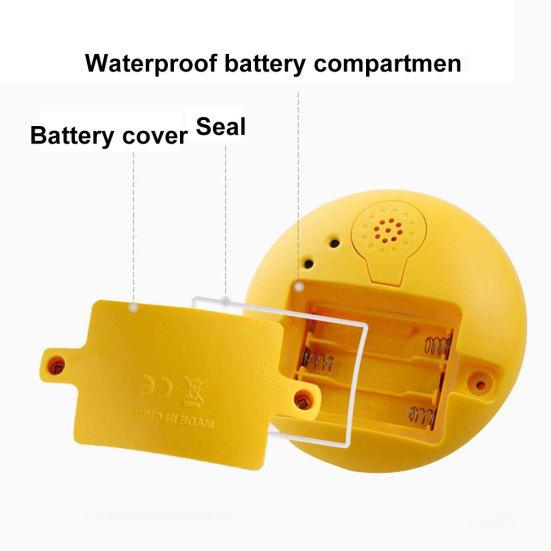 Cartoon Light Music Electric Induction Sprinkler Ball Kids Baby Bath Pool Toy