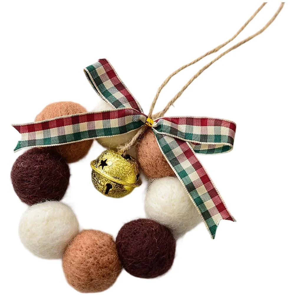10*10cm Handmade Christmas Wreath Festive Decoration Authentic Holiday Charm Creative Customization Meticulous Craftsmanship