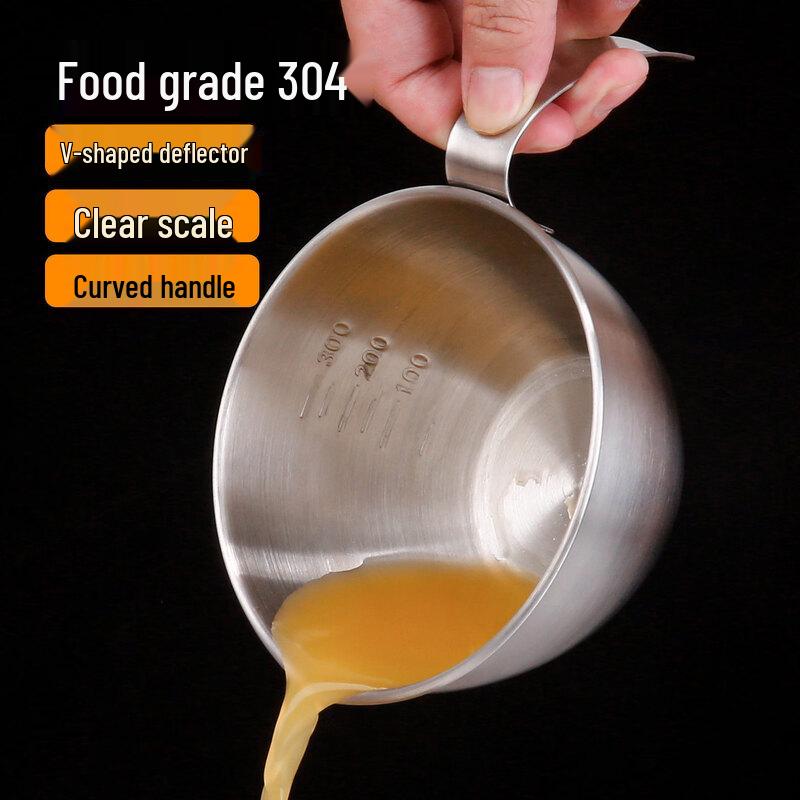 Naijiang 304 Stainless Steel Measuring & Mixing Bowl with Pour Spout