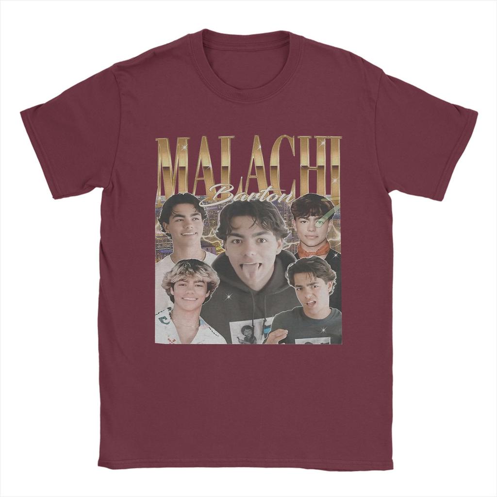 Men's Malachi Barton T Shirts  Cotton Clothing Vintage Short Sleeve Crew Neck Tee Shirt Original T-Shirt