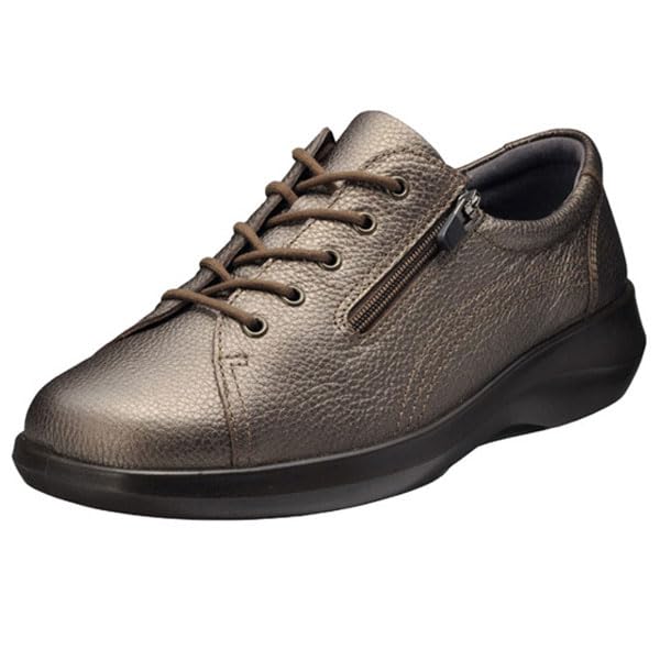 

Achilles Sorbo Women s Genuine Leather Walking Shoes, Water-Repellent, Wide Fit, Zipper closure, 4E, Size 25.0 cm, Bronze, ASC 5570