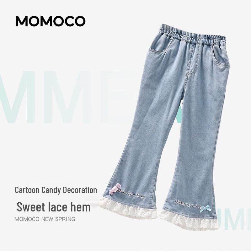 MOMOCO Girls' Sweet Summer Denim Cropped Jeans
