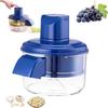New Electric Grape Peeling Machine, Automatic Small Fruit Garlic Peeler Machine Tomato Garlics Peeler Skin Remover Tool Rechargeable