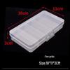 Transparent PP Plastic Fishing Tackle Storage Box