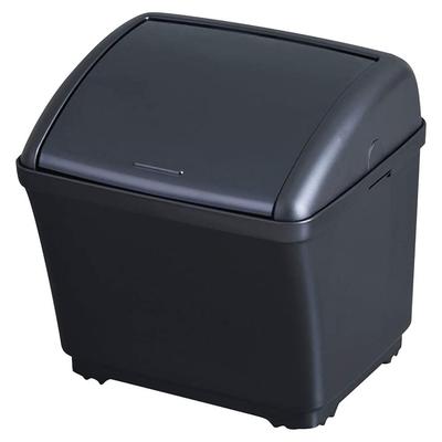 SEIWA Car Trash Dust with Lid and W935 Can, Box, Small, One-Push Weight,