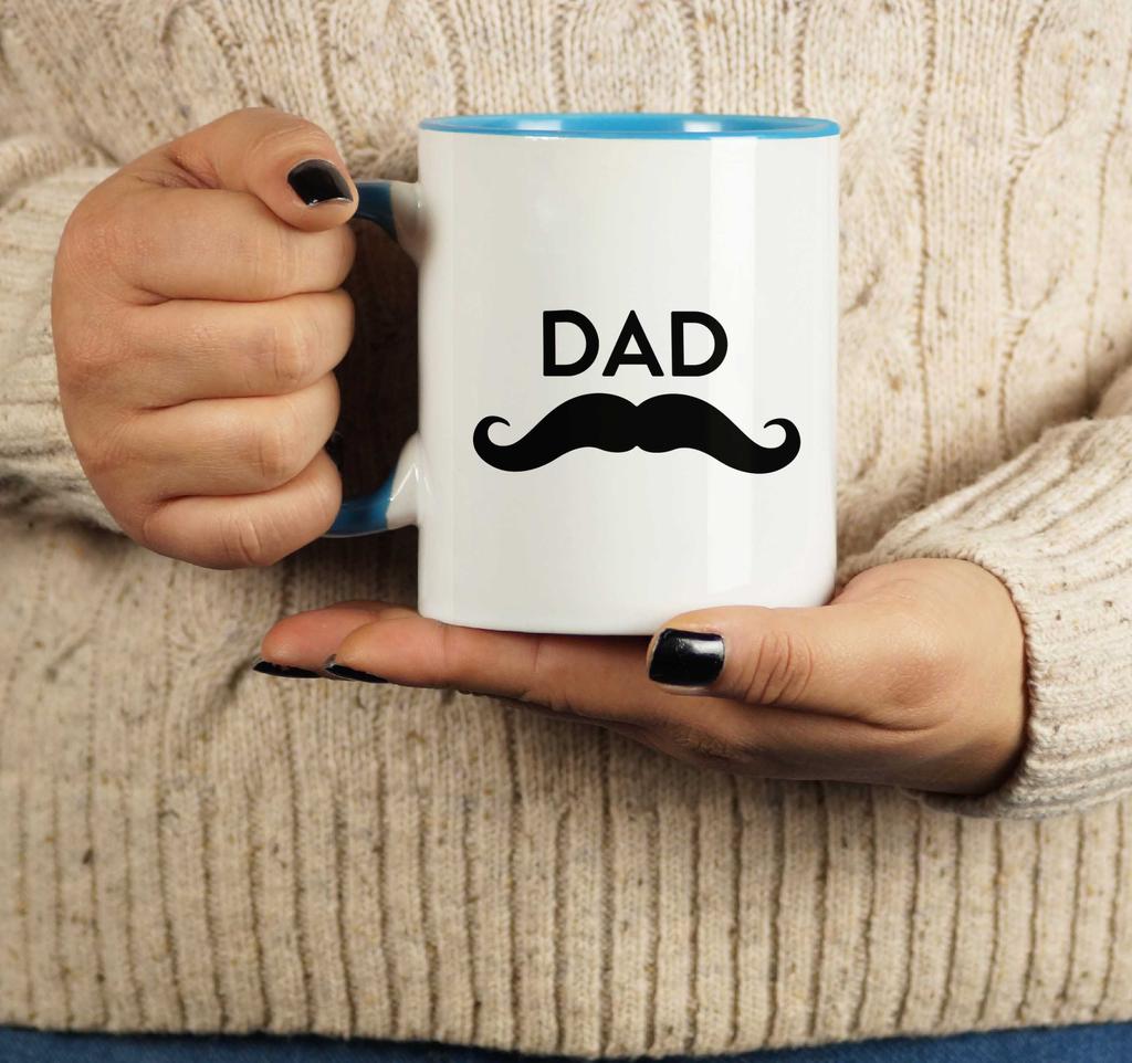 Inkdotpot Dad 11oz Ceramic  Coffee Mug Novelty Gift For Daddy Father  S Day Gift