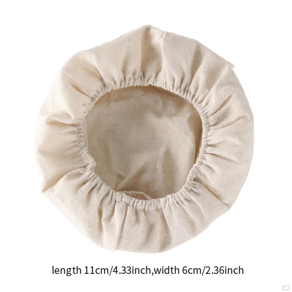 6 Stück Brotgärkörbchen Tuch Einlage Wiederverwendbar Tragbar