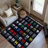 Formula Driver Numbers Carpet Design for Entryway Study Room Living Rooms Playrooms Antislip Carpet Decorate Offices
