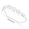 1 Pair Weight Lifting Grips Barbell Bar Pads Fingerless Portable Gym Hand Protection for