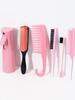 6-piece Set of Hair Salon Styling Tools,a Complete Salon Quality Set Suitable for All Hairstyles,essential for Travel
