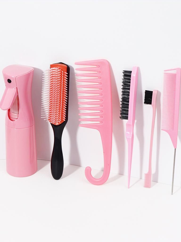 6-piece Set of Hair Salon Styling Tools,a Complete Salon Quality Set Suitable for All Hairstyles,essential for Travel