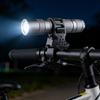 LED Flashlight Plastic Clip Cycling Headlight Pump Stand Replacement Bicycles handlebars Light Brackets Easy Installation