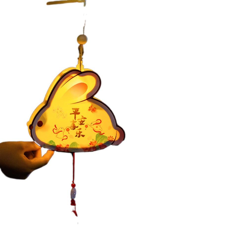 Chinese Middle Autumn Festival Lantern Paper Rabbit Lantern  Women Children