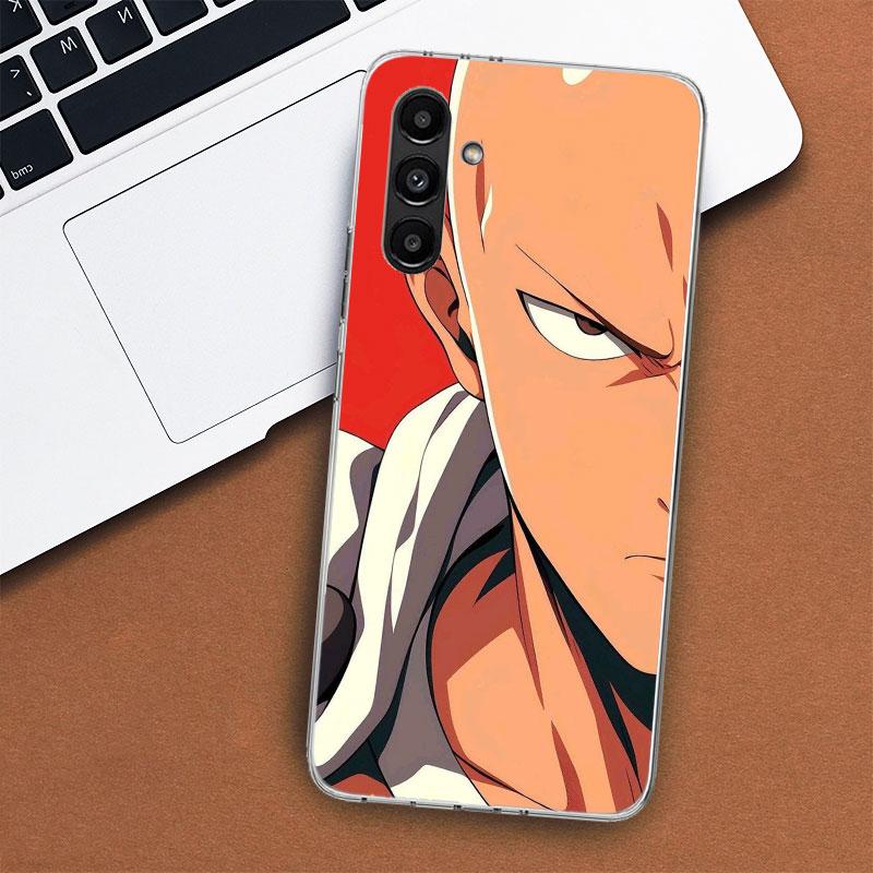 One P-Punch-Man Saitama King Phone Case For Samsung Galaxy A56 A55 A54 A53 A16 A15 A14 A13 A36 A35 A34 A33 A26 A25 A24 A23 A05S