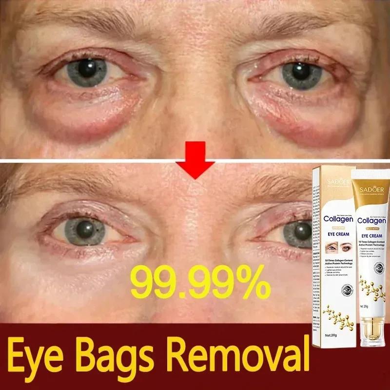 Crema antihinchazón rápida con colágeno, antiarrugas, reafirmante, atenúa las líneas finas, las ojeras, deshincha las bolsas de los ojos, ilumina el contorno de ojos