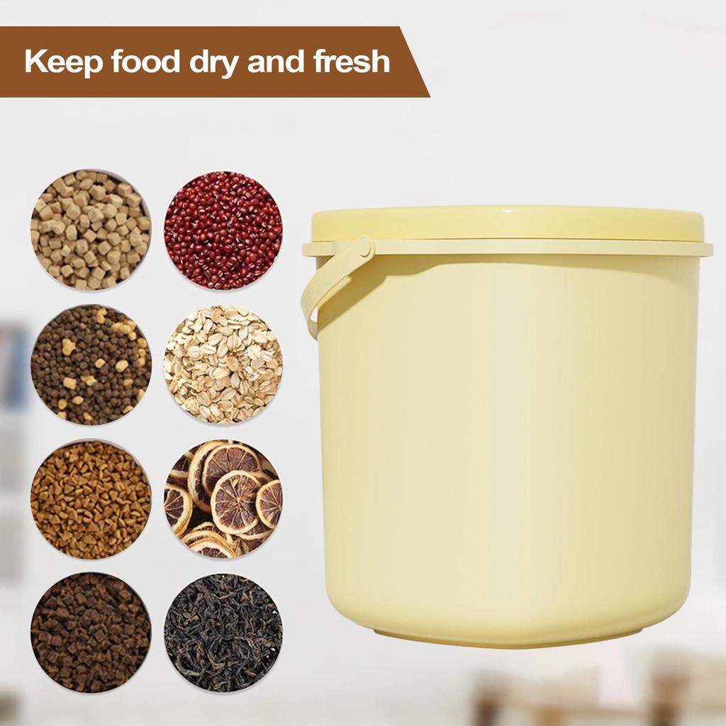 Dog Food Storage 10L Vacuum Sealed Snack Box Anti-Moisture Dog Food Storage Bin for Cat Puppy Bunny Kitchen Pantry Home Garage
