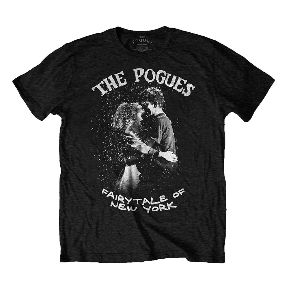 Men s Pogues Fairy-tale Of New York Slim Fit T-shirt Large Black 2XL