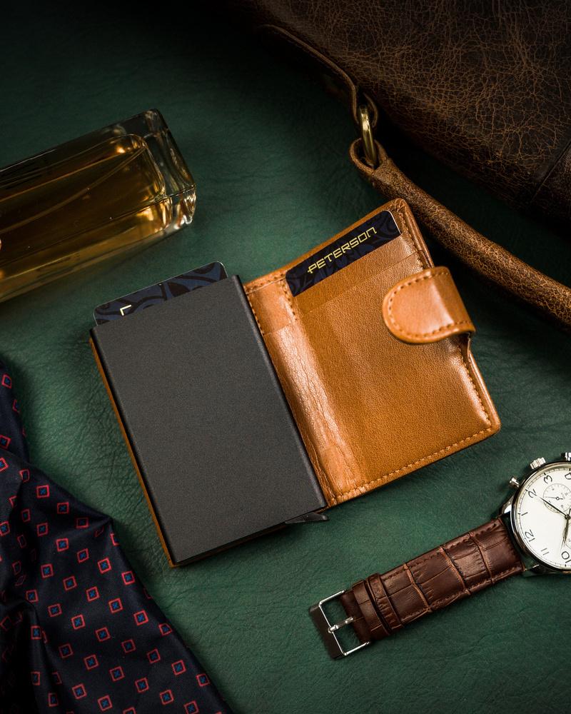 Small Card Wallet with RFID Protect System - Peterson