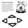 Silicone Trivet Mat Stainless Steel Hot Pot Holder NonSlip Coasters Heat Insulation Bowl Mats Foldable Table Pad Tableware Placemat for Hot Pans Bowls