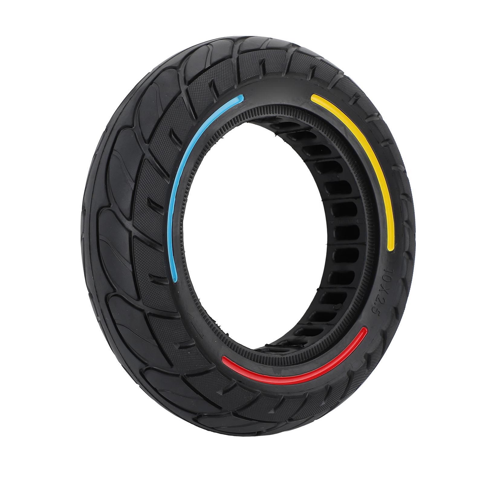 

10x2.5 Электрический самокат Цельная шина 10 дюймов Резина Цветная Противоскользящая Ударопрочная Самокат