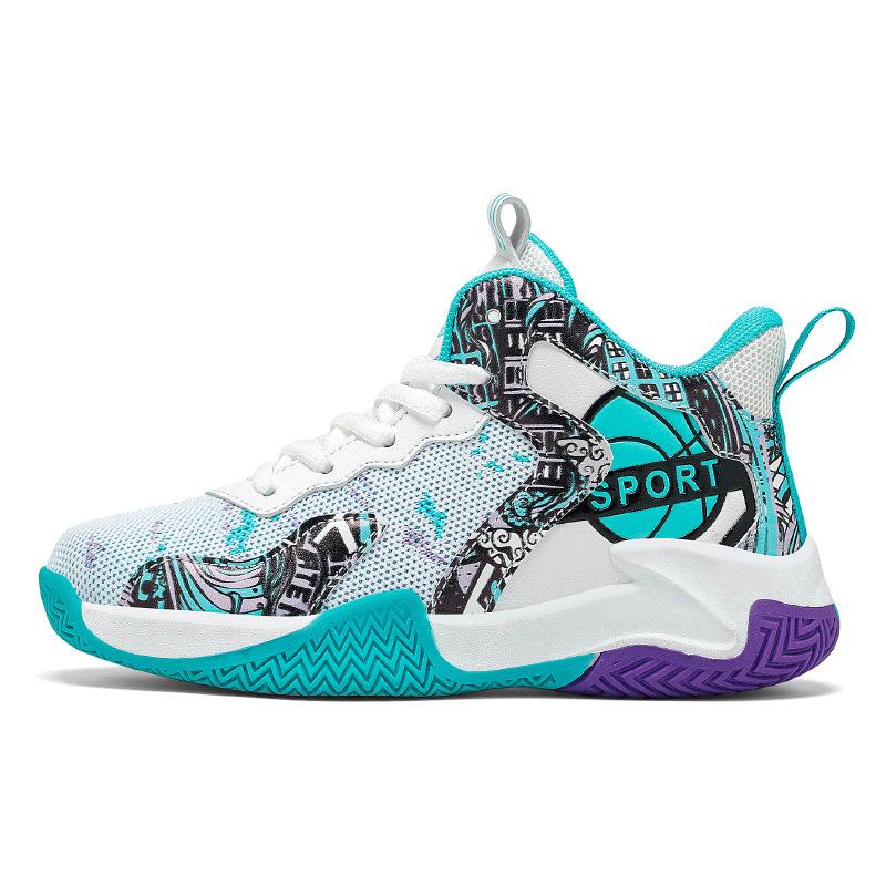 Casual Shoes Older Boys Basketball Shoes Children's 7 Sneakers Mesh Owen Training Running Shoes Breathable Students