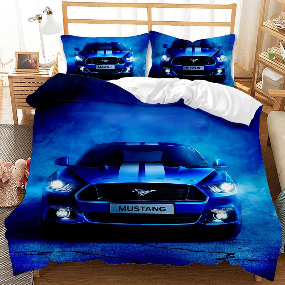 Vintage Duvet Cover Set, Classic Car Automobile Mechanic Nostalgic 50S, Decorative 3 Piece Bedding Set Twin Queen King Full Size