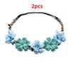Fashion Women Floral Garlands Headband Crown Girl Headdress Girls Hair Bands Bride Wedding Hair Accessories Headbands Flower