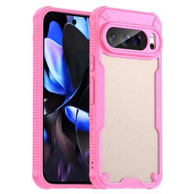 WANLONFENG MFFJ Series For Google Pixel 9 Pro XL Case Anti Drop TPU+Acrylic Phone Back Cover with Screen Film