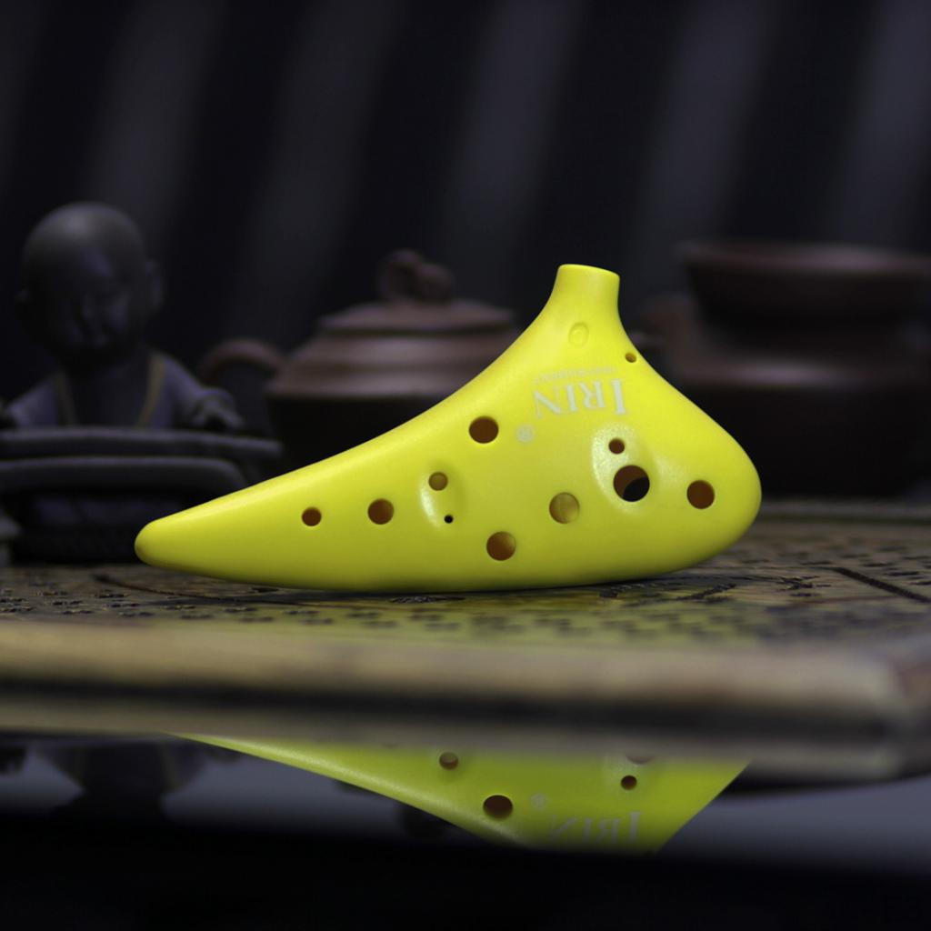 IRIN12 Hole C Tone Ocarina + National Style Package +Strap +Color Bag