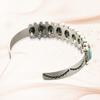 Women Bracelet Delicate Engrave Electroplating Unfading Opening Aesthetic Decorate Personality Bohemian Open Bangle Bracelet
