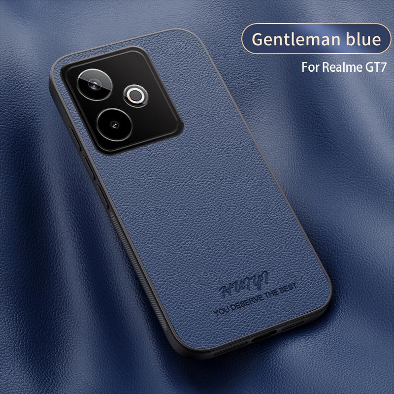 Luxury Business Leather Soft Frame Magnetic Cover For Realme GT 7 GT7 GT 7T GT7T RealmeGT7 5G Phone Cases Capa