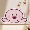Small Animal Shaped Cartoon Bathroom Diatom Mud Absorbent Anti Slip Foot Pad, Anti Fouling and Easy To Clean