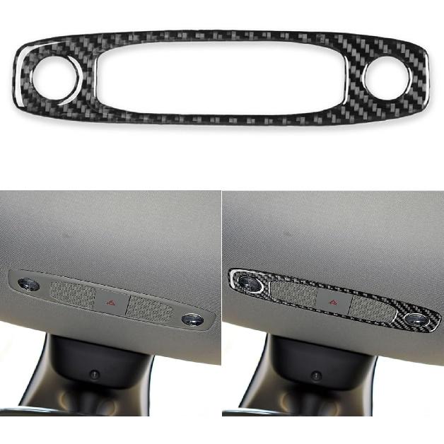 

NVCNX Real Carbon Fiber Compatible with Tesla Model Y 2020-2024 / Model 3 2017-2023 2018 2019 2020 2021 2022 Car Window Lift Switch Button Cover Reading Light