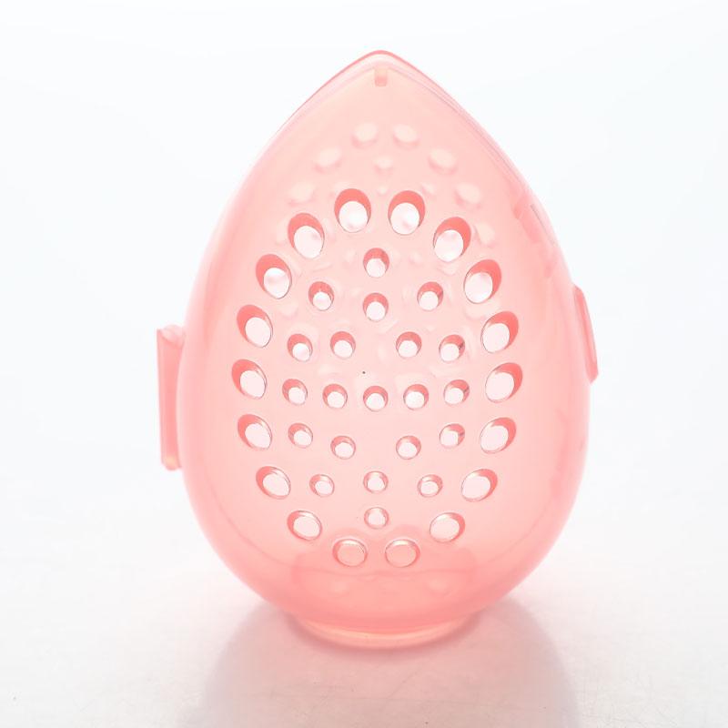 

1 шт. Подставка для спонжа для макияжа, кейс для хранения, держатель для пуховки, косметическое яйцо розовый