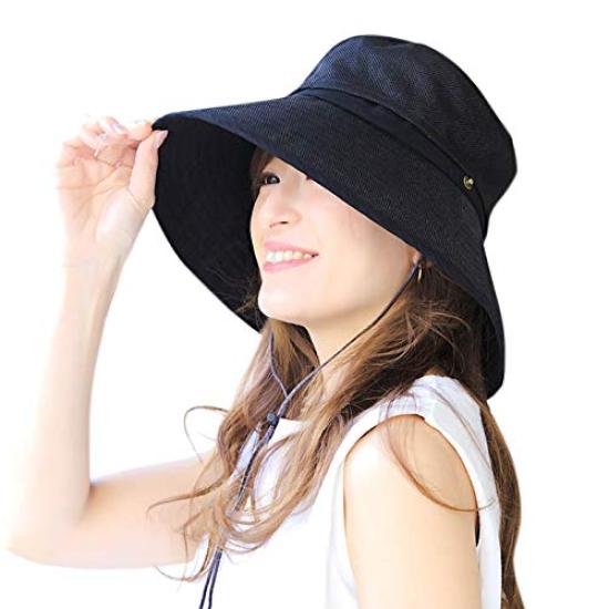 

ICHIYON Полиджут УФ Соломенная Летняя УФ [14+ ПЛЮС] Женская Шляпа, Шляпа, Шляпа, Шляпа, Солнечный ожог, Защита, ihat0419-m-bk / 101870-131-103 чёрный