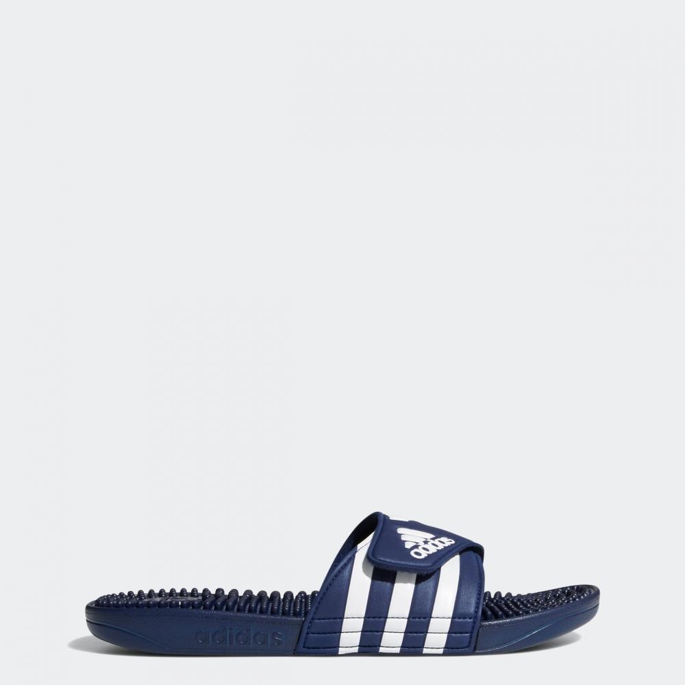 

adidas Мужские шлепанцы adidas Adissage темно-синие облака белые темно-синие