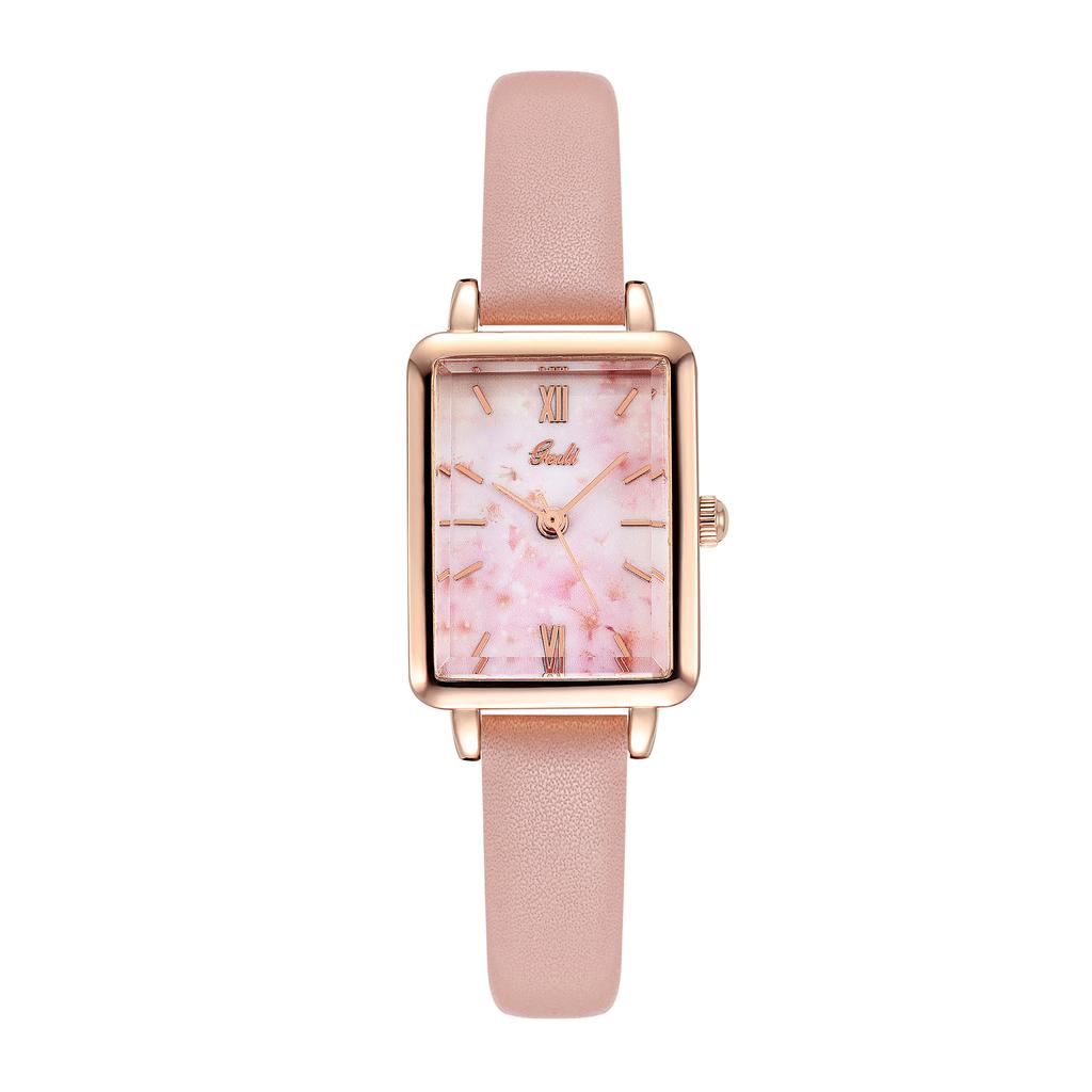 Fashion square exquisite student quartz watch women's high-end watch